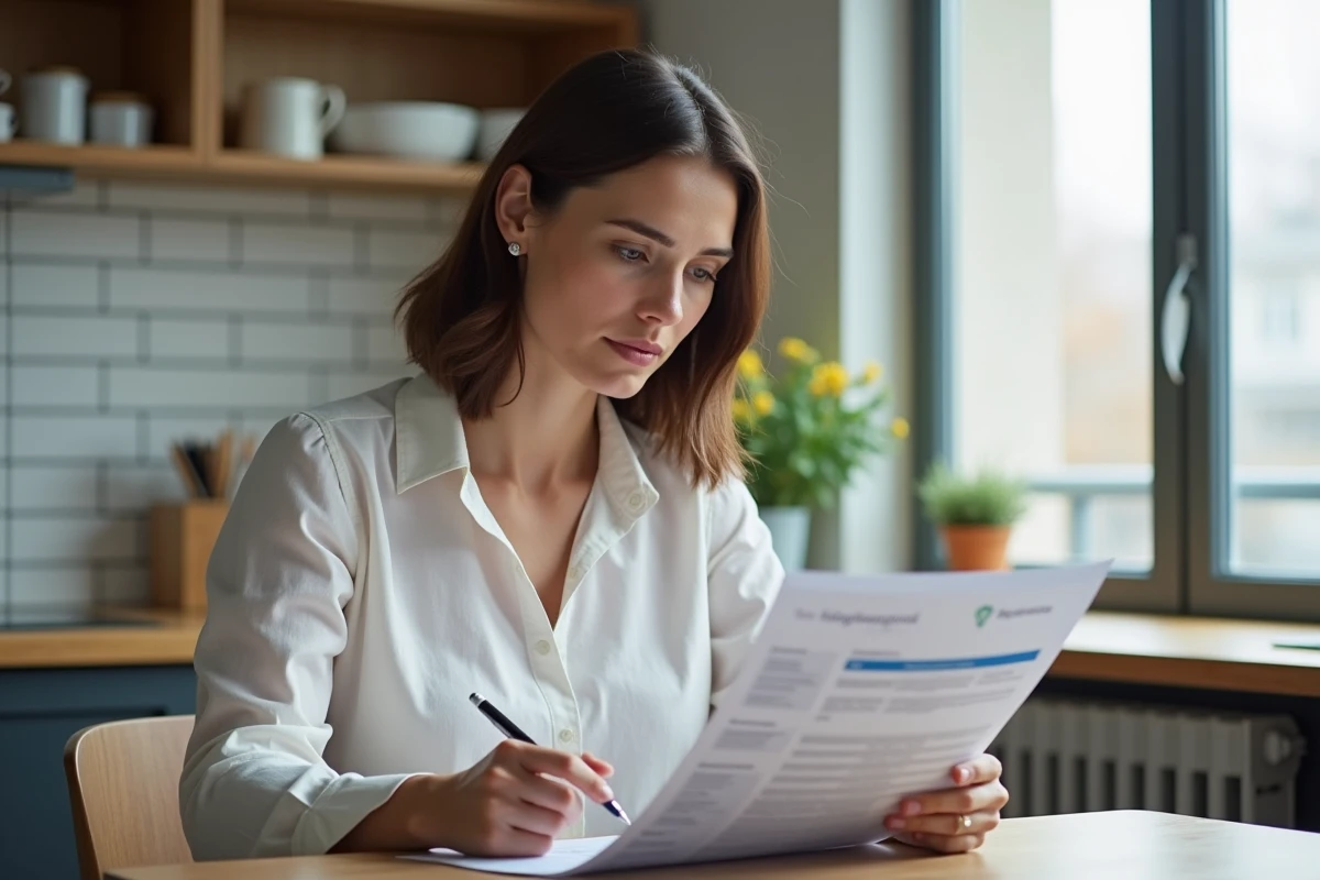 Propriétaire étudiant les documents de diagnostic immobilier avant une mise en location à Rennes